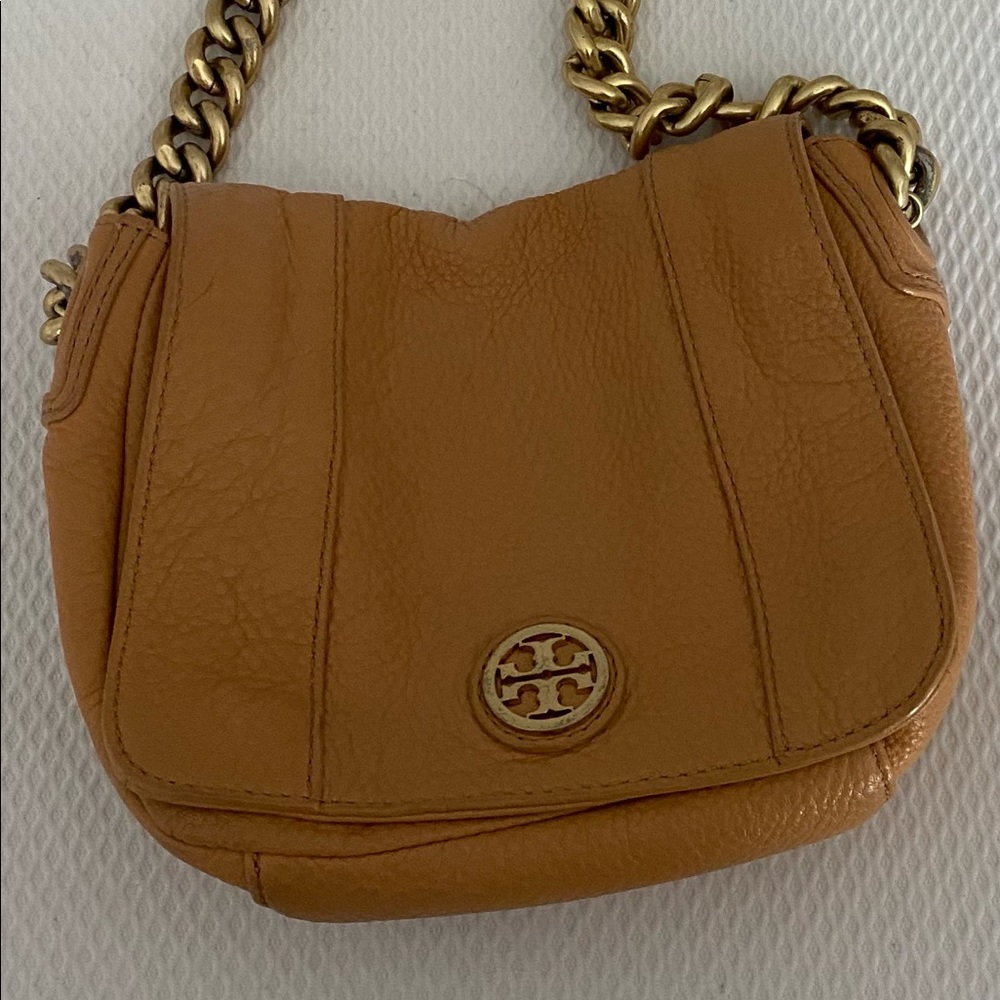 Tory Burch McClane Mini Messenger Bag Pebbled Leather